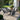 ALAULM 7 Pieces Patio Dining Set Outdoor Furniture with 2 Swivel Chairs and 4 Fixed Chairs, Large Table with Umbrella Cutout for Backyard