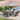 Gotland 8PCS Outdoor Patio Dining Set with 13.6ft Double-Sided Patio Umbrella, Patio Table and Chairs Metal Outdoor Patio Furniture Set, Dining Table Set with 6 Swivel Chairs