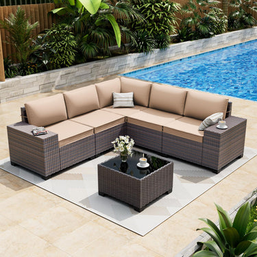 Kullavik 6-Piece Outdoor Patio Conversation Set