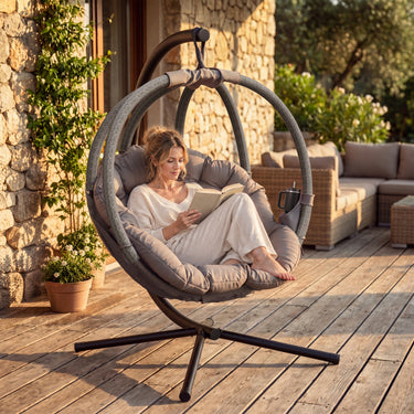 Kullavik Hanging Ball Chair W/Stand